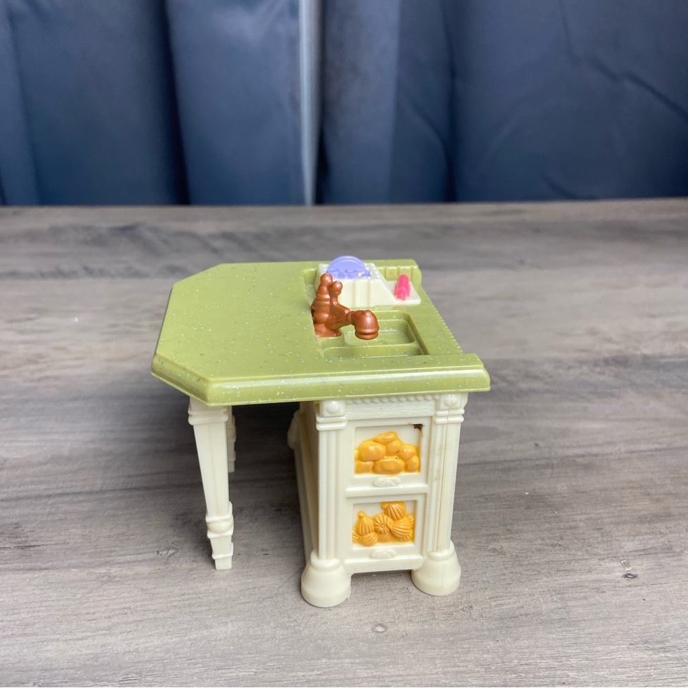 Fisher Price Loving Family Kitchen Sink Island Counter Replacement Piece 2008 - Picture 5 of 11